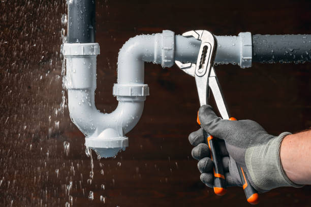 Professional Sewer Line Repair technician working in Monroeville, NJ